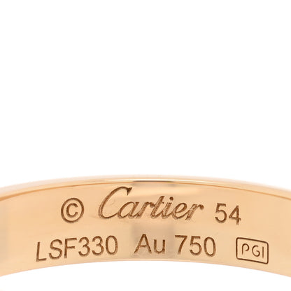 Cartier 18K Yellow Gold 3.5mm LOVE Wedding Band Ring 54 7 4 of 5