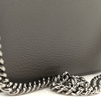 Gucci Pebbled Calfskin Small Dionysus Shoulder Bag Dusty Grey 8 of 12