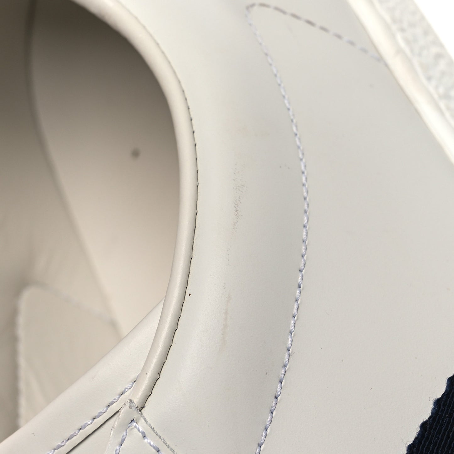 Calfskin Ayers Web Mens Ace Sneakers 10.5 White Blue