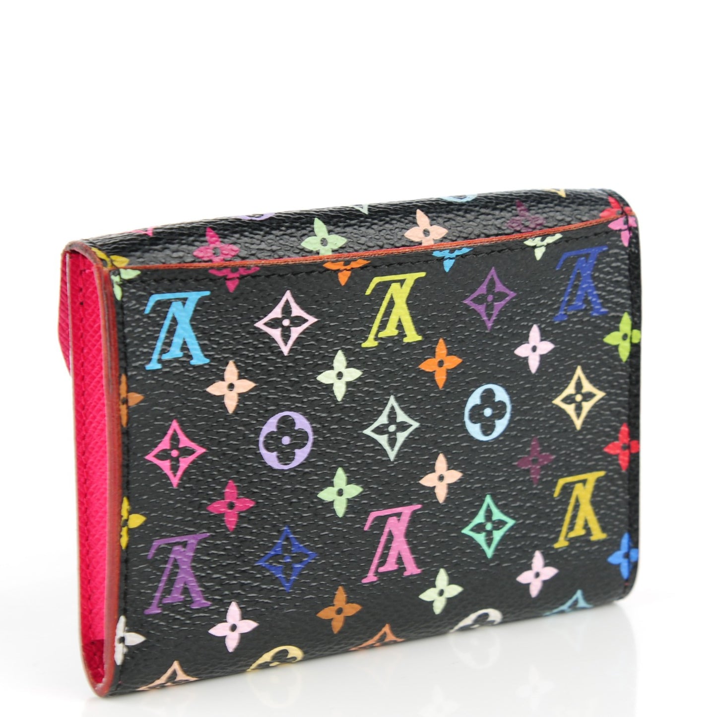 Monogram Multicolor Business Card Holder Black Grenade