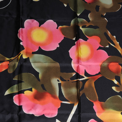 Chanel Silk Camellia Watercolor Flower Scarf 1 of 5
