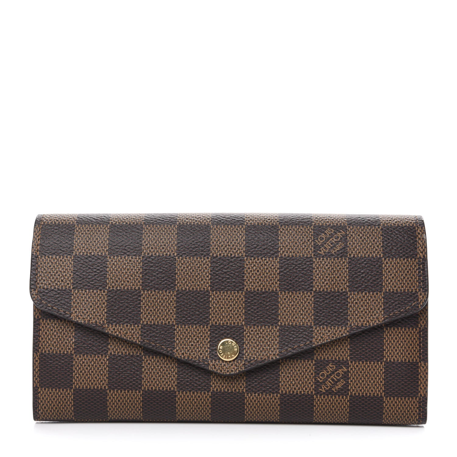 Louis Vuitton Damier Ebene Sarah Wallet NM 1 of 6