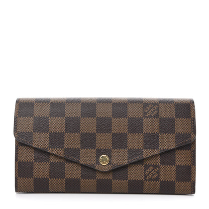 Louis Vuitton Damier Ebene Sarah Wallet NM 1 of 6