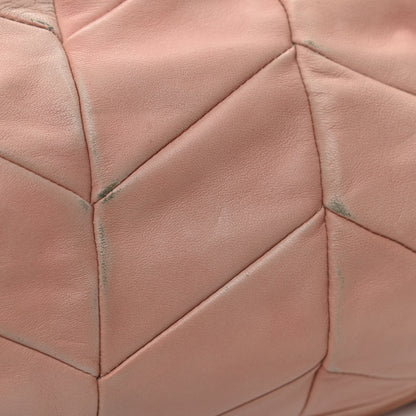 Miu Miu Nappa Chevron Shoulder Bag Pink 12 of 12