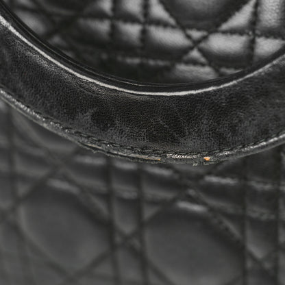 Christian Dior Lambskin Cannage Large Lady Dior Black 11 of 16