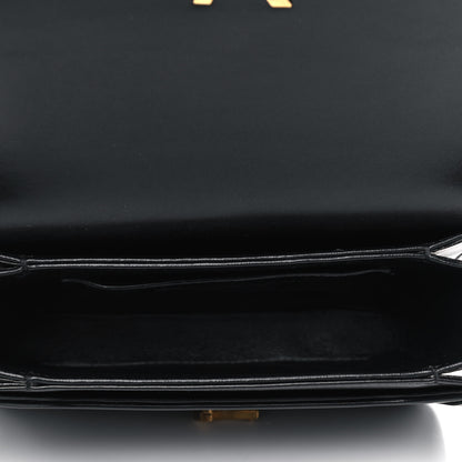 Saint Laurent Smooth Calfskin Small Solferino Satchel Black 4 of 4
