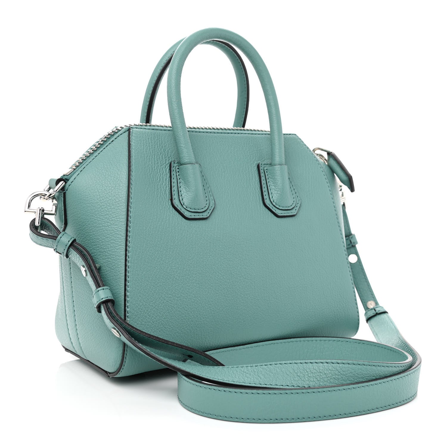 Givenchy Sugar Goatskin Mini Antigona Aqua 3 of 8