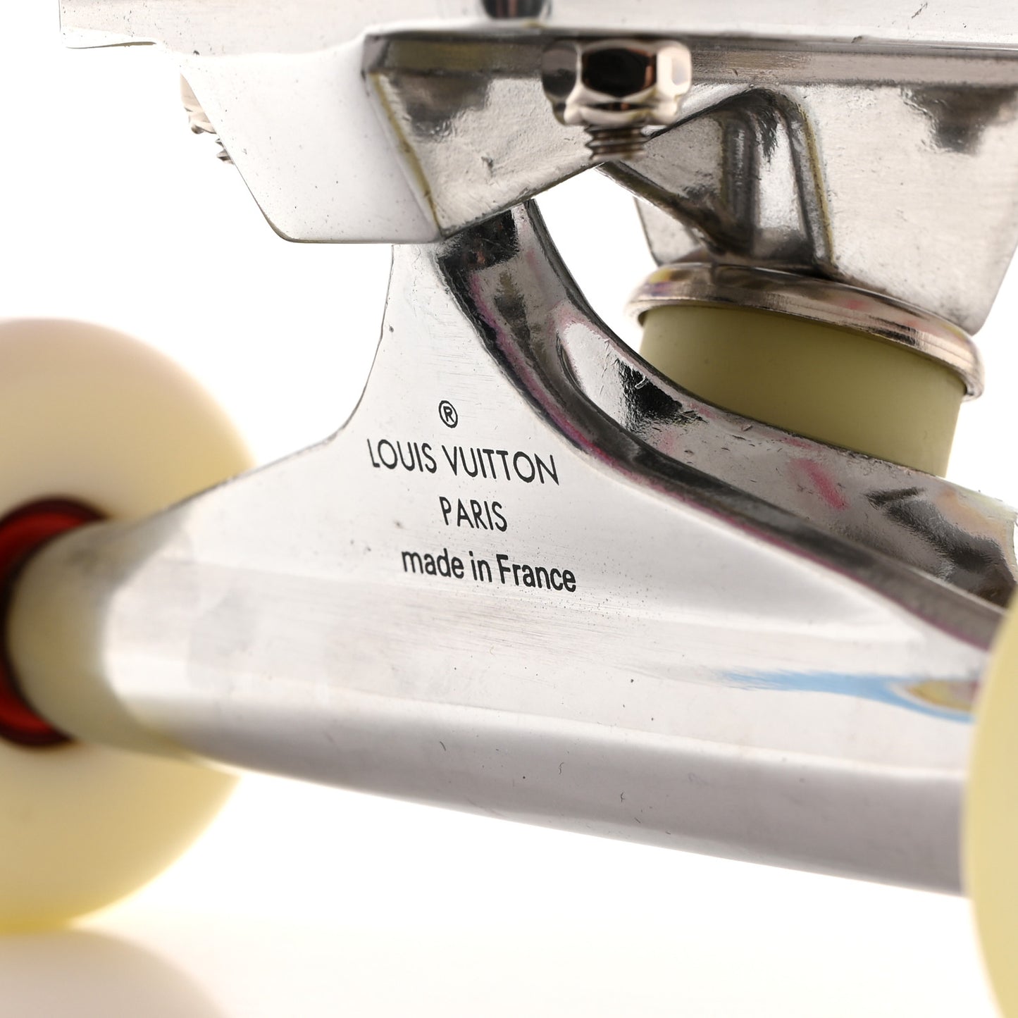 Monogram Watercolor Wood Skateboard Multicolor