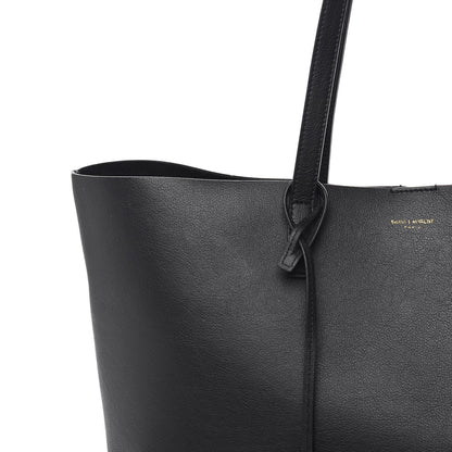 Saint Laurent Calfskin Large Shopping Tote Black 14 of 14