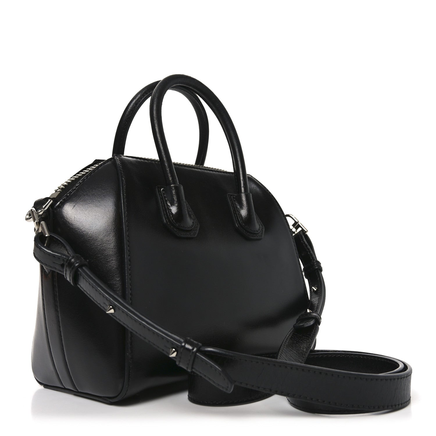 Givenchy Shiny Lord Calfskin Mini Antigona Black 3 of 10