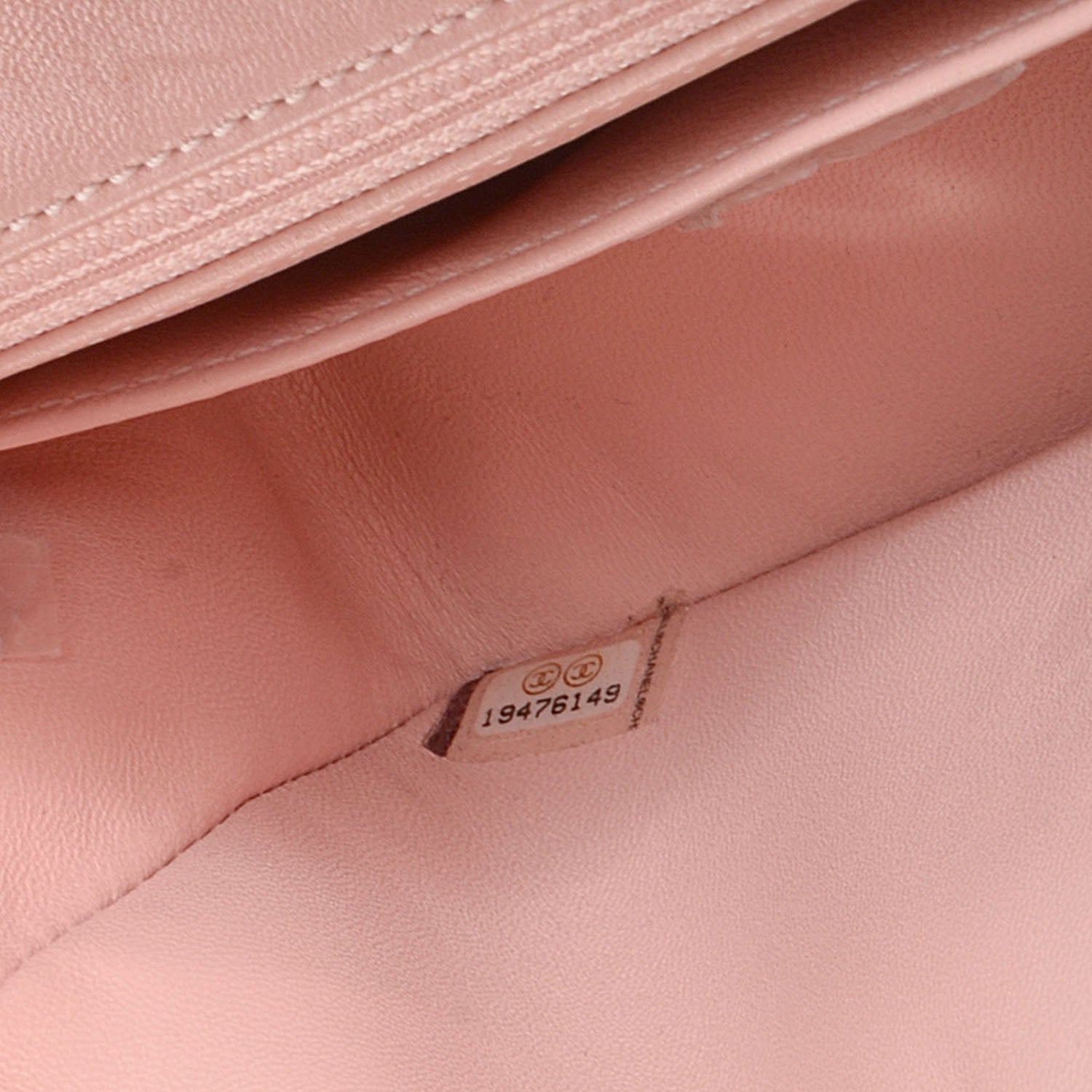 Chanel Sequin Striped Mini Flap Pink White 7 of 8