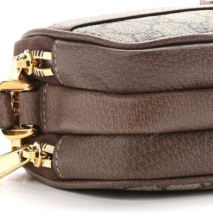 Gucci GG Supreme Monogram Web Mini Ophidia GG Bag Brown 11 of 12