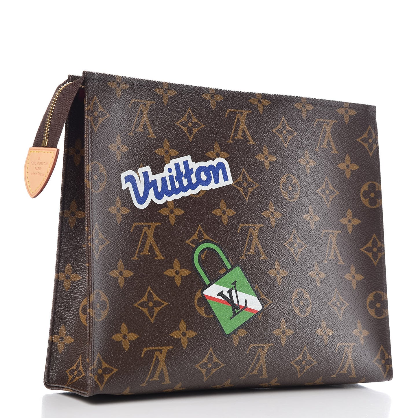 Monogram Travel Stickers Toiletry Pouch 26