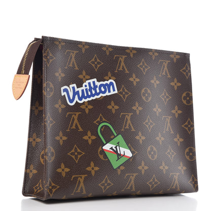 Louis Vuitton Monogram Travel Stickers Toiletry Pouch 26 3 of 7