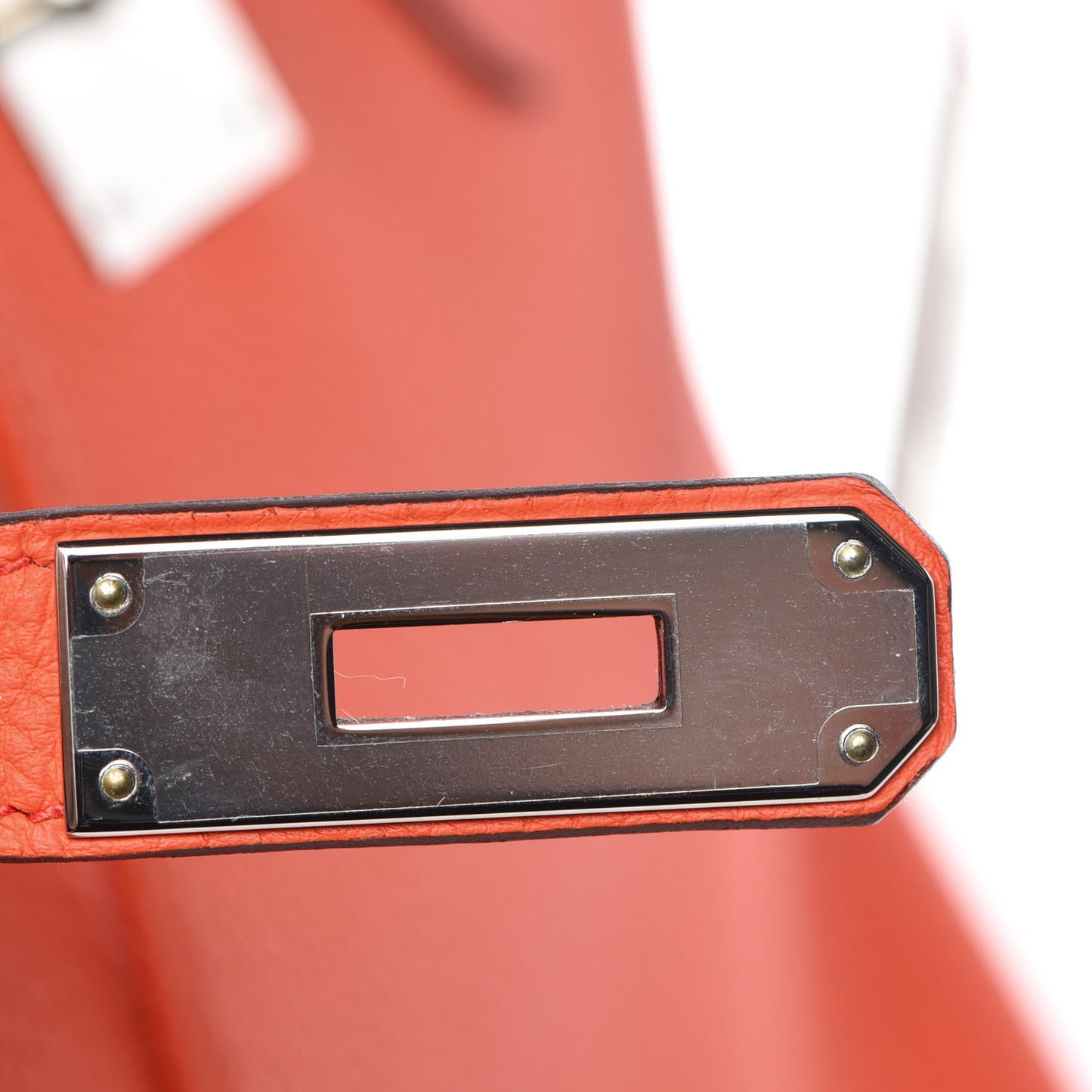 Togo Birkin 35 Orange Poppy