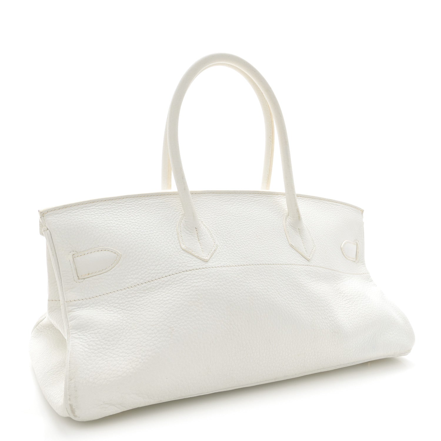 Hermes Taurillon Clemence JPG Birkin 42 White 3 of 27