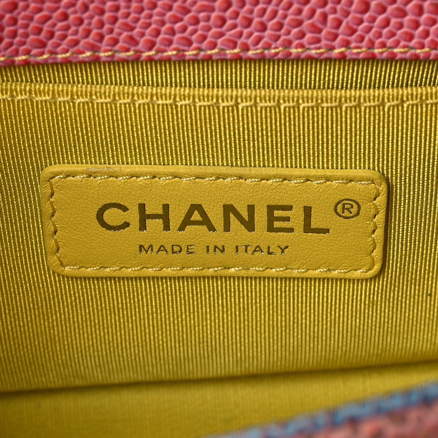 Chanel Caviar Quilted Small Cuba Rainbow Boy Flap Multicolor 6 of 10