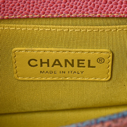 Chanel Caviar Quilted Small Cuba Rainbow Boy Flap Multicolor 6 of 10