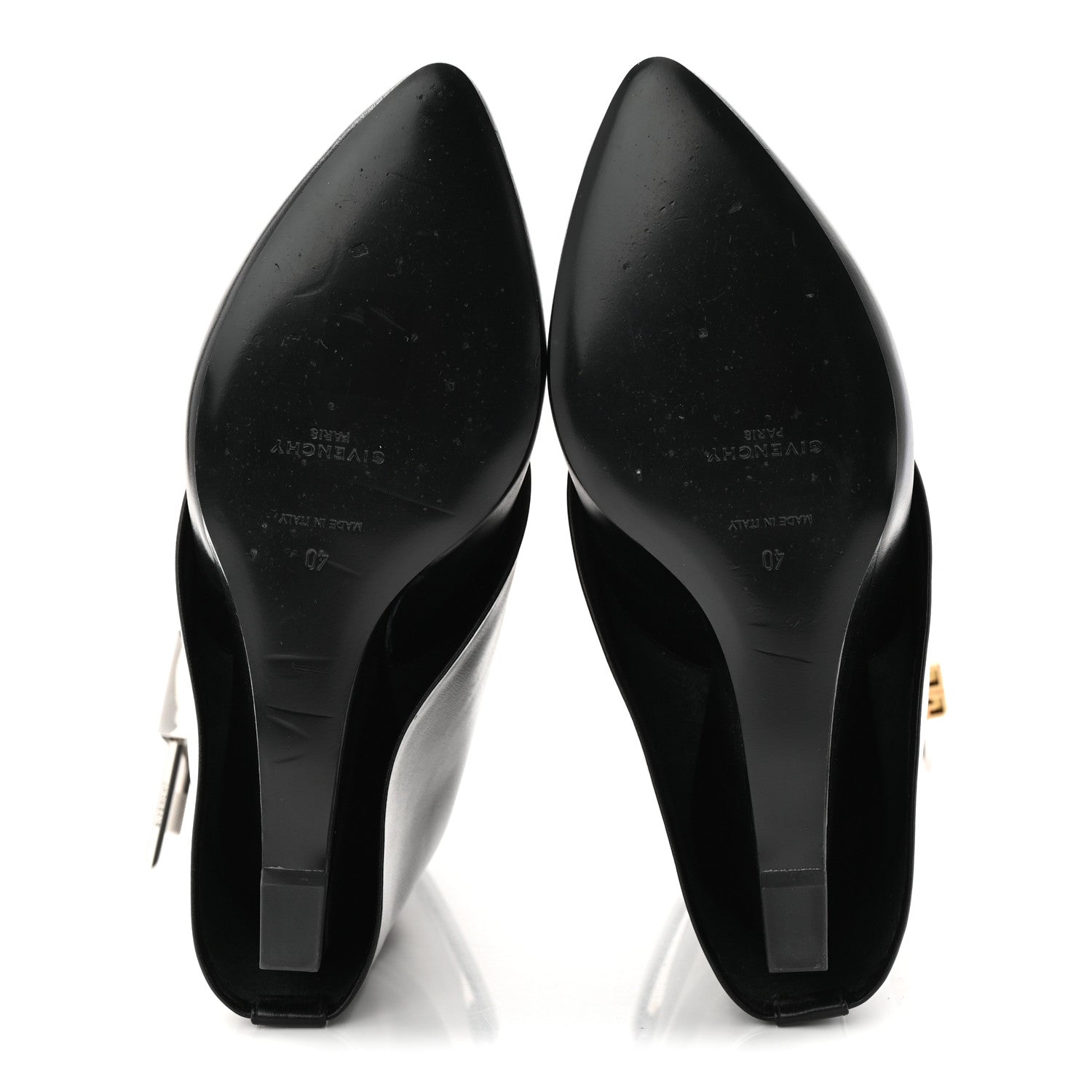Givenchy Calfskin Shark Lock Ankle Boots 40 Black 6 of 9