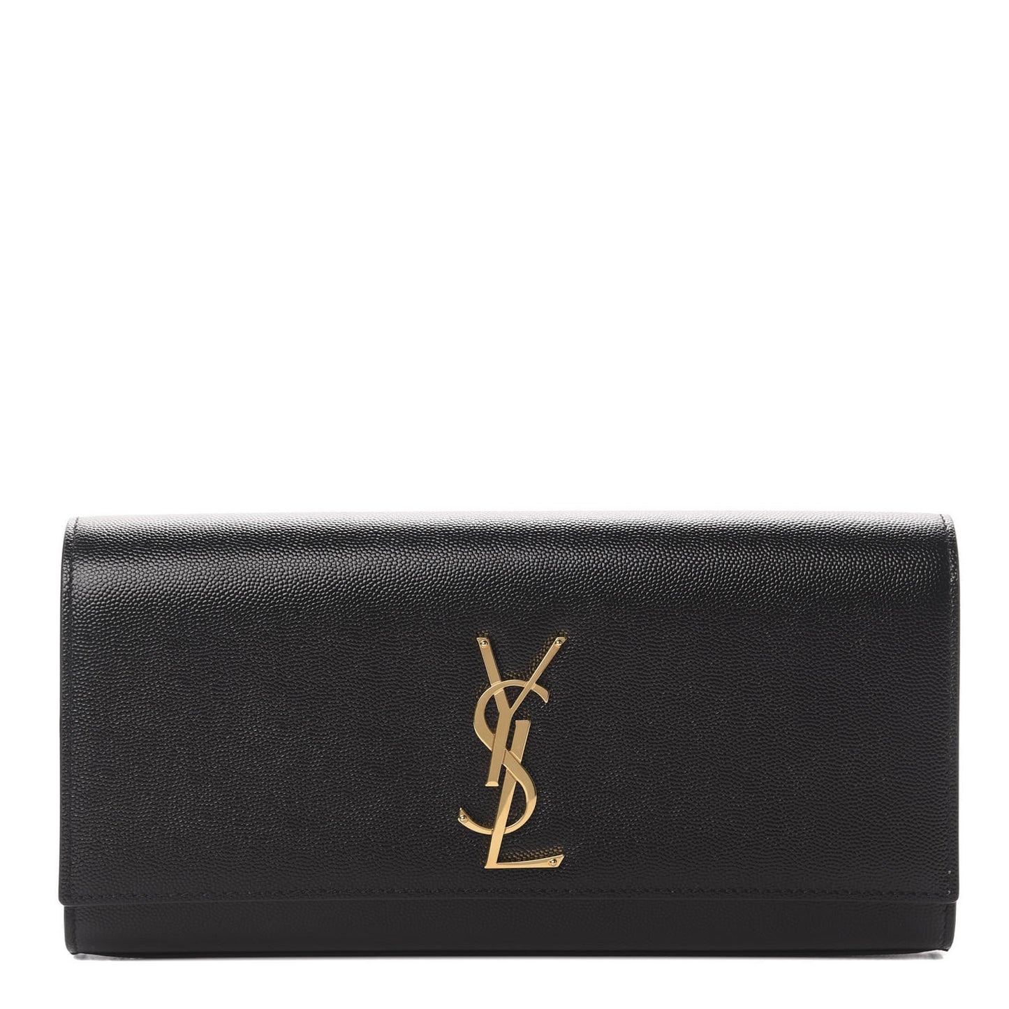 Grain De Poudre Monogram Cassandre Clutch Black