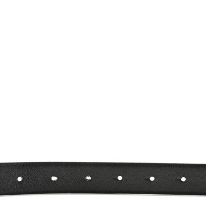 Chanel Calfskin Crystal CC Vendome Belt 85 34 Black 3 of 7