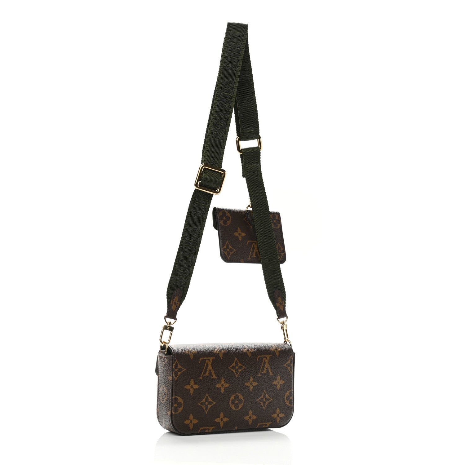 Louis Vuitton Monogram Felicie Strap & Go Kaki 3 of 8