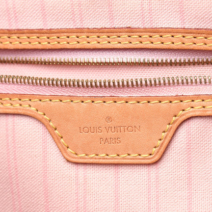 Louis Vuitton Damier Azur Delightful MM Rose Ballerine 6 of 24