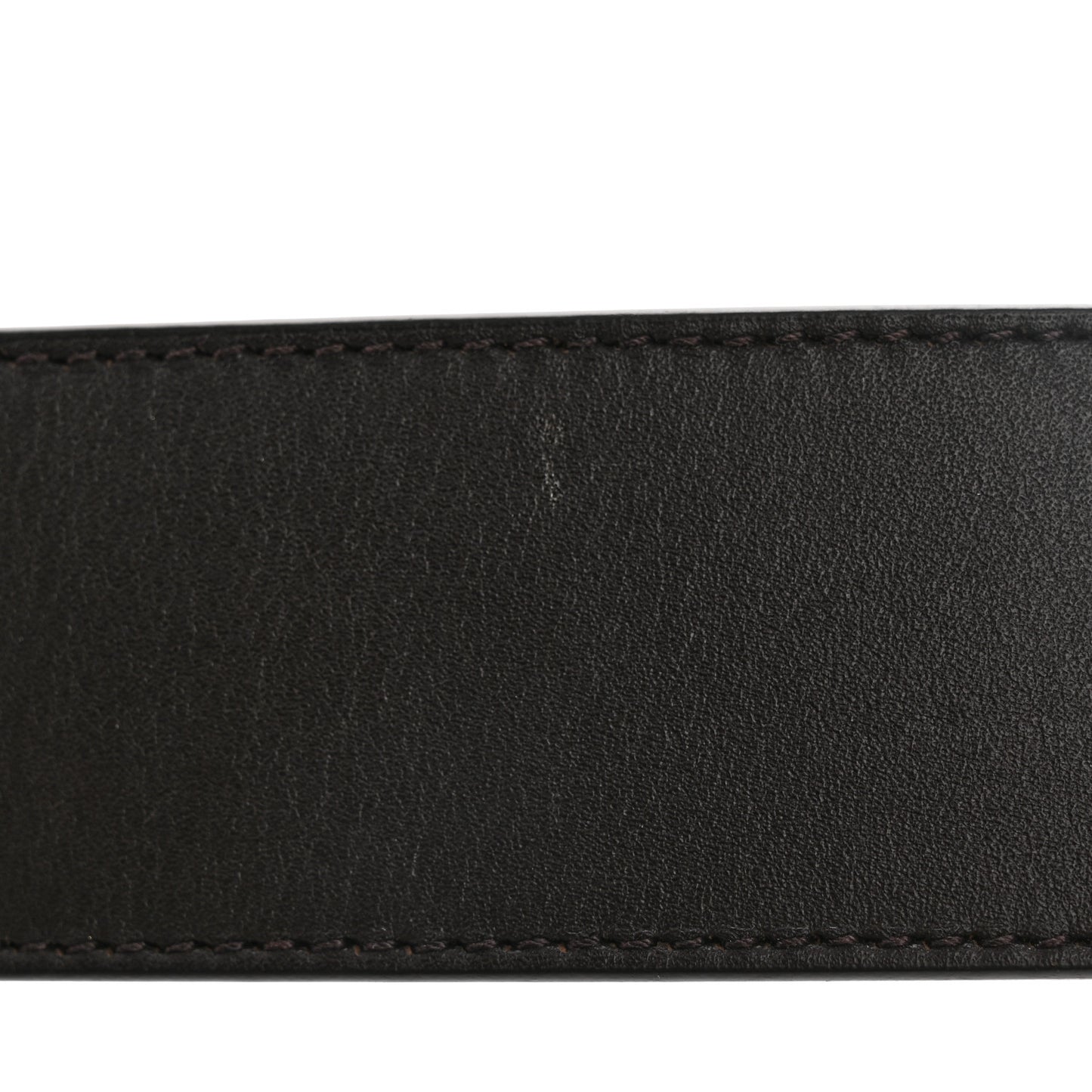 Moon Calfskin Double G 40mm Belt 95 38 Dark Cocoa