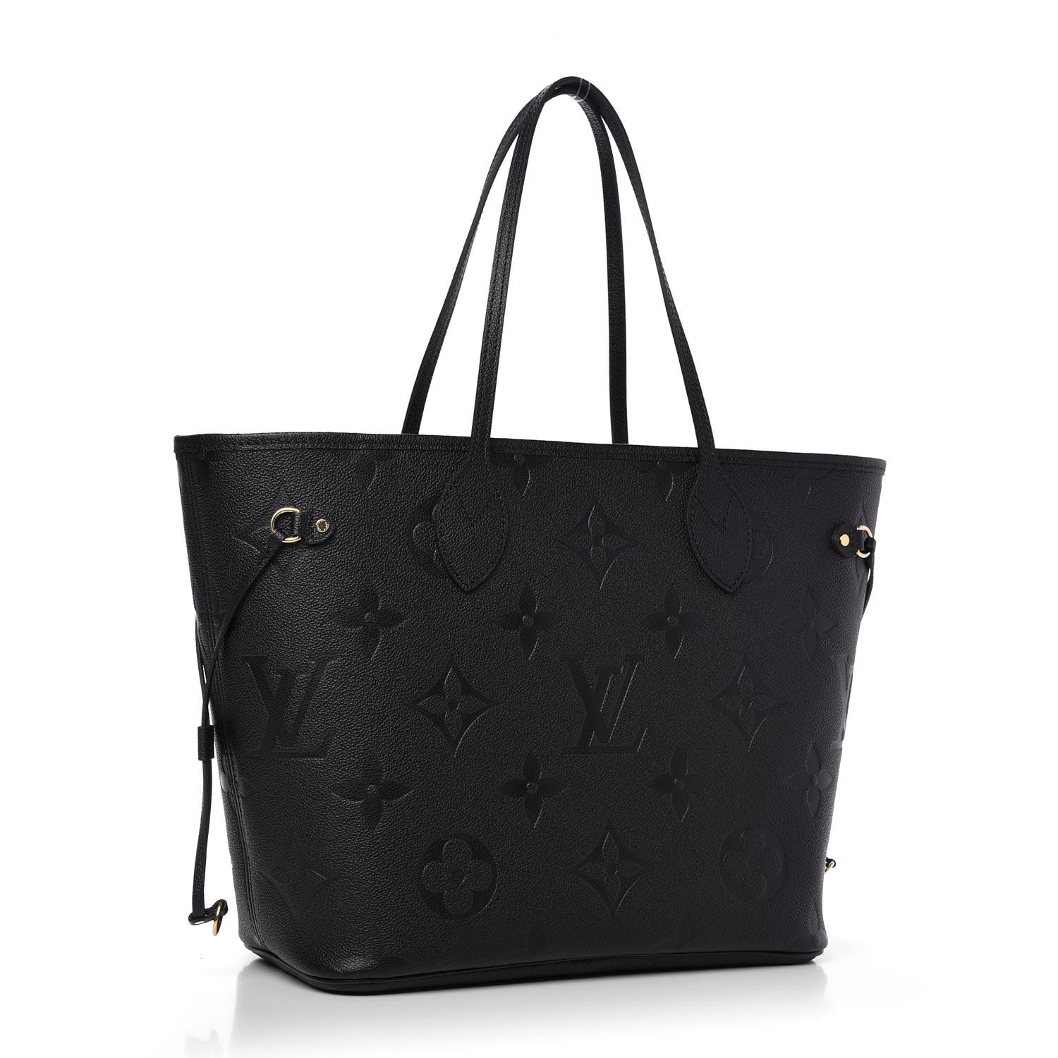 Louis Vuitton Empreinte Monogram Giant Neverfull MM Black 3 of 10