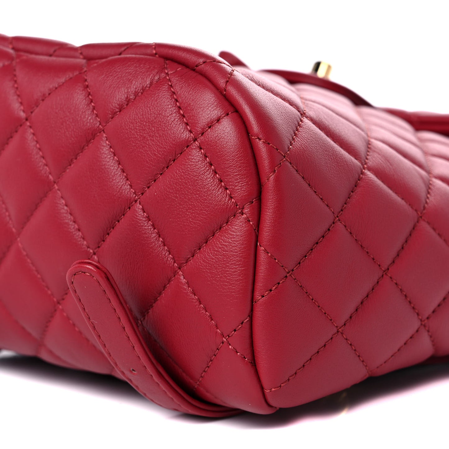 Calfskin Quilted Mini Urban Spirit Backpack Red