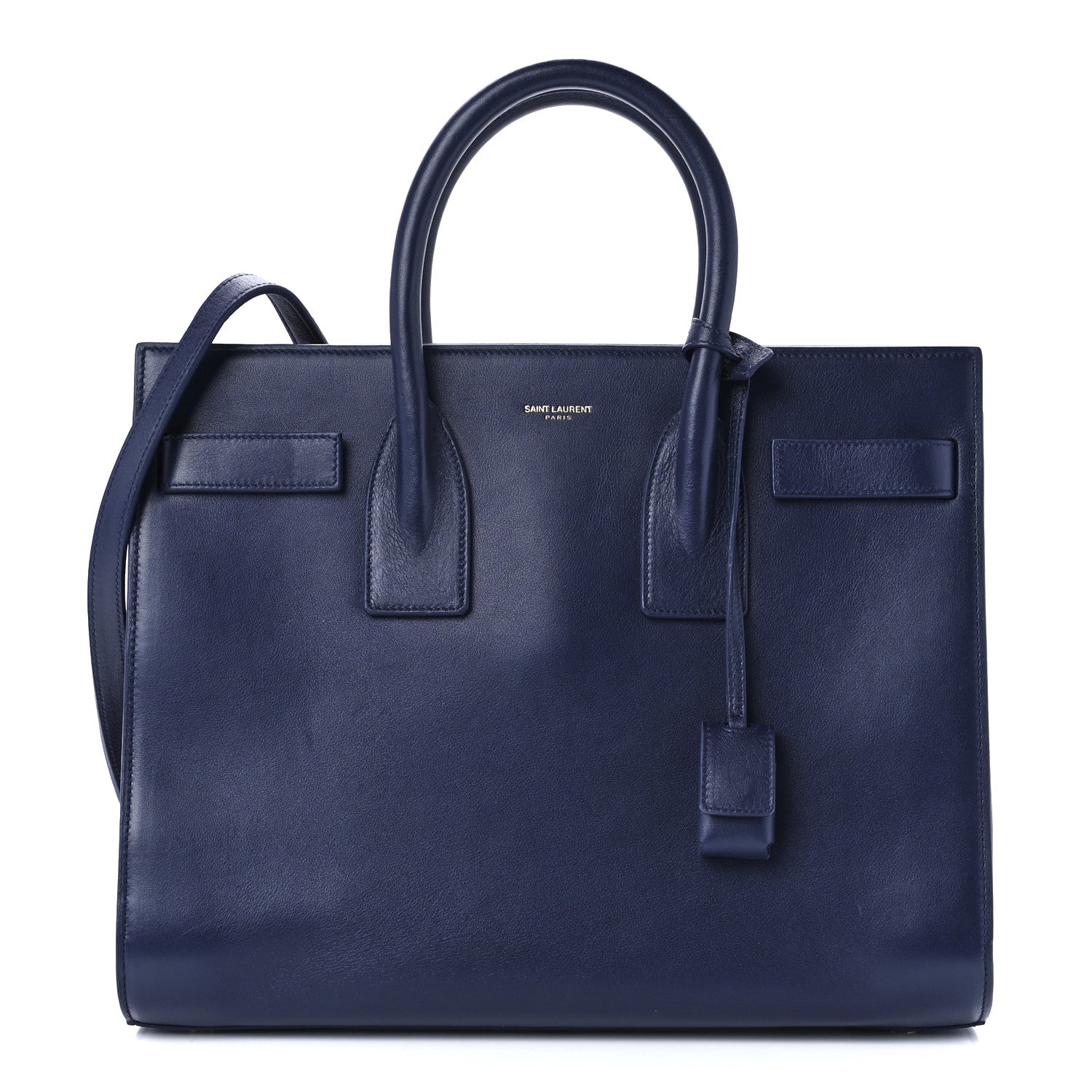 Saint Laurent Calfskin Small Sac De Jour Marine 1 of 11