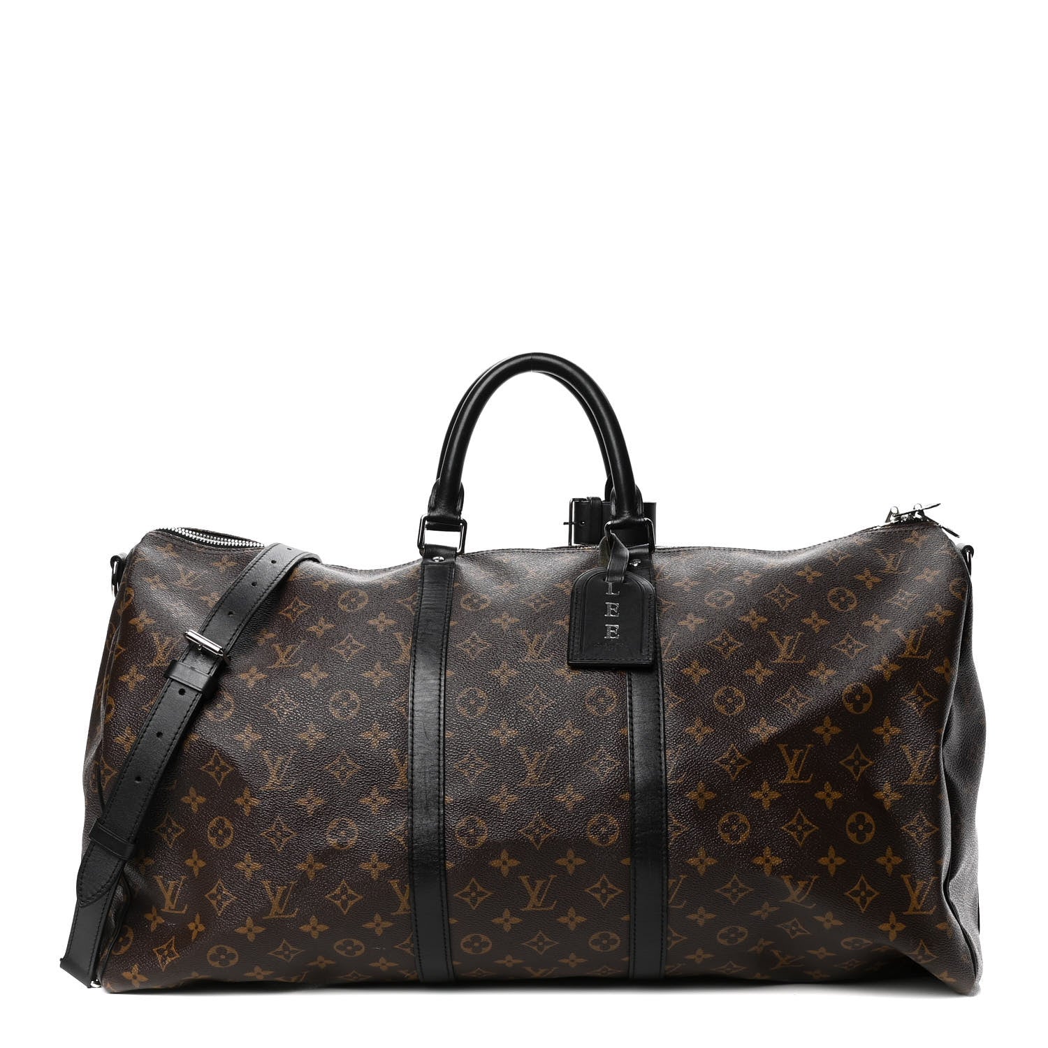 Louis Vuitton Monogram Macassar Keepall Bandouliere 55 1 of 5