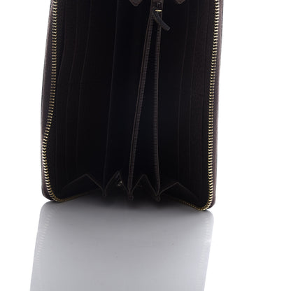 Gucci GG Supreme Monogram Web Ophidia Zip Around Wallet Brown 5 of 7