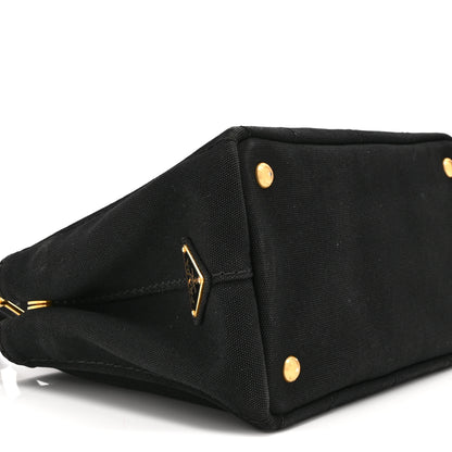 Prada Canapa Small Logo Tote Black 9 of 10