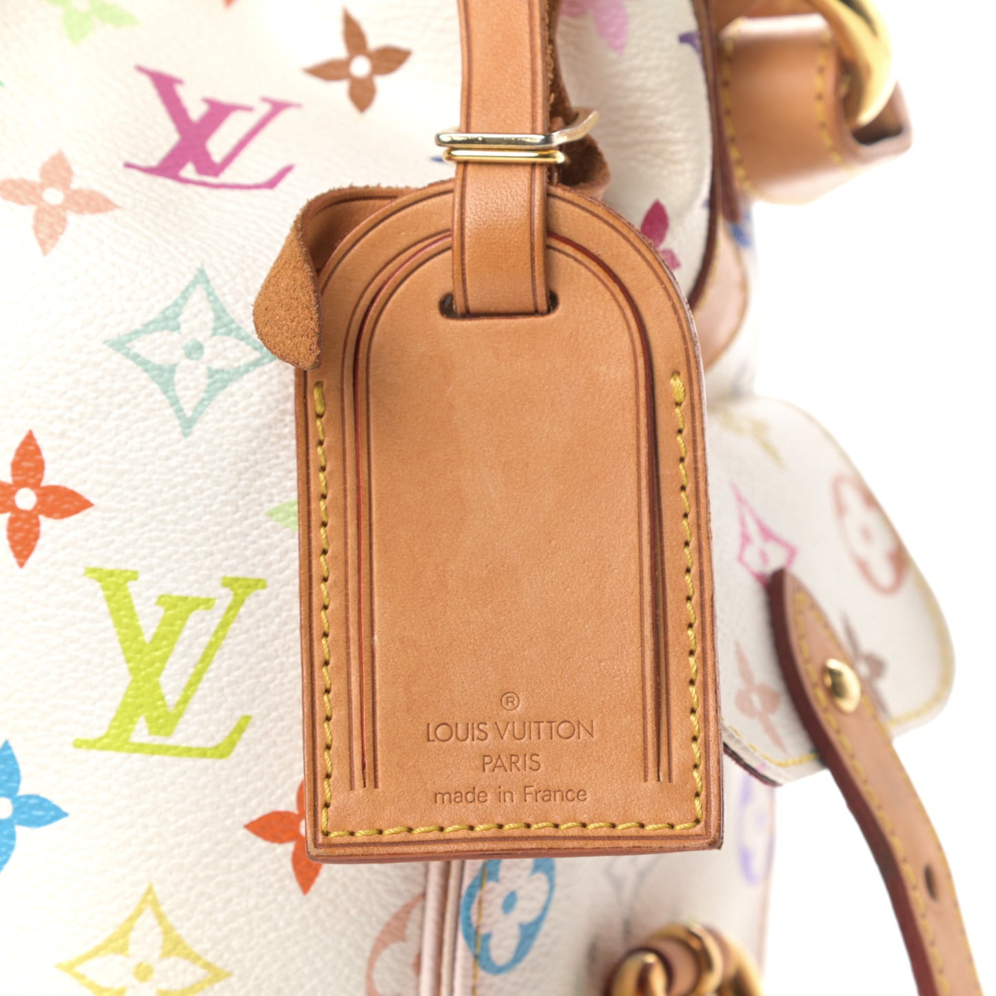 Monogram Multicolor Petit Noe White