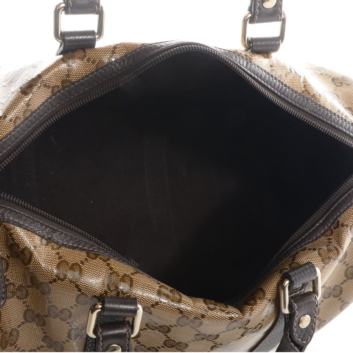Crystal Monogram Medium Joy Boston Brown