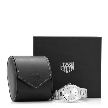 Tag Heuer Stainless Steel 39mm Carrera Caliber 5 Automatic Watch Silver WBN2111 5 of 5