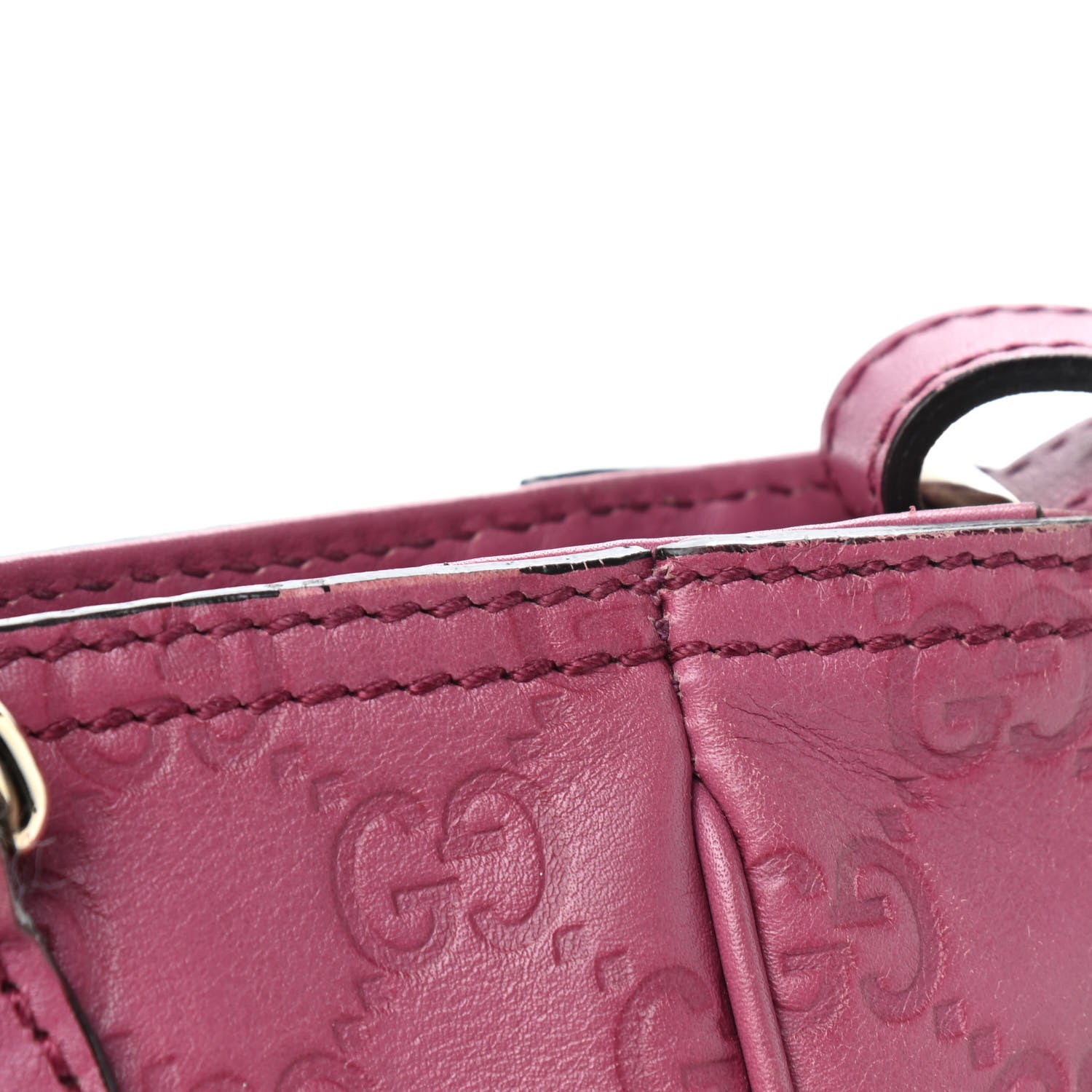 Gucci Guccissima Mini Bree Top Handle Bag Peonia Flower 12 of 14