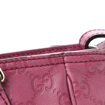 Gucci Guccissima Mini Bree Top Handle Bag Peonia Flower 12 of 14