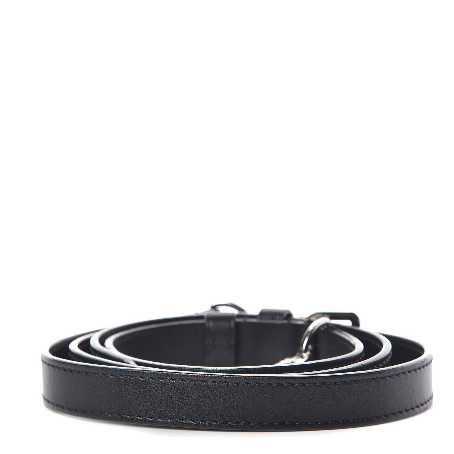 Louis Vuitton Calfskin 20 mm Adjustable Shoulder Strap Black 2 of 2
