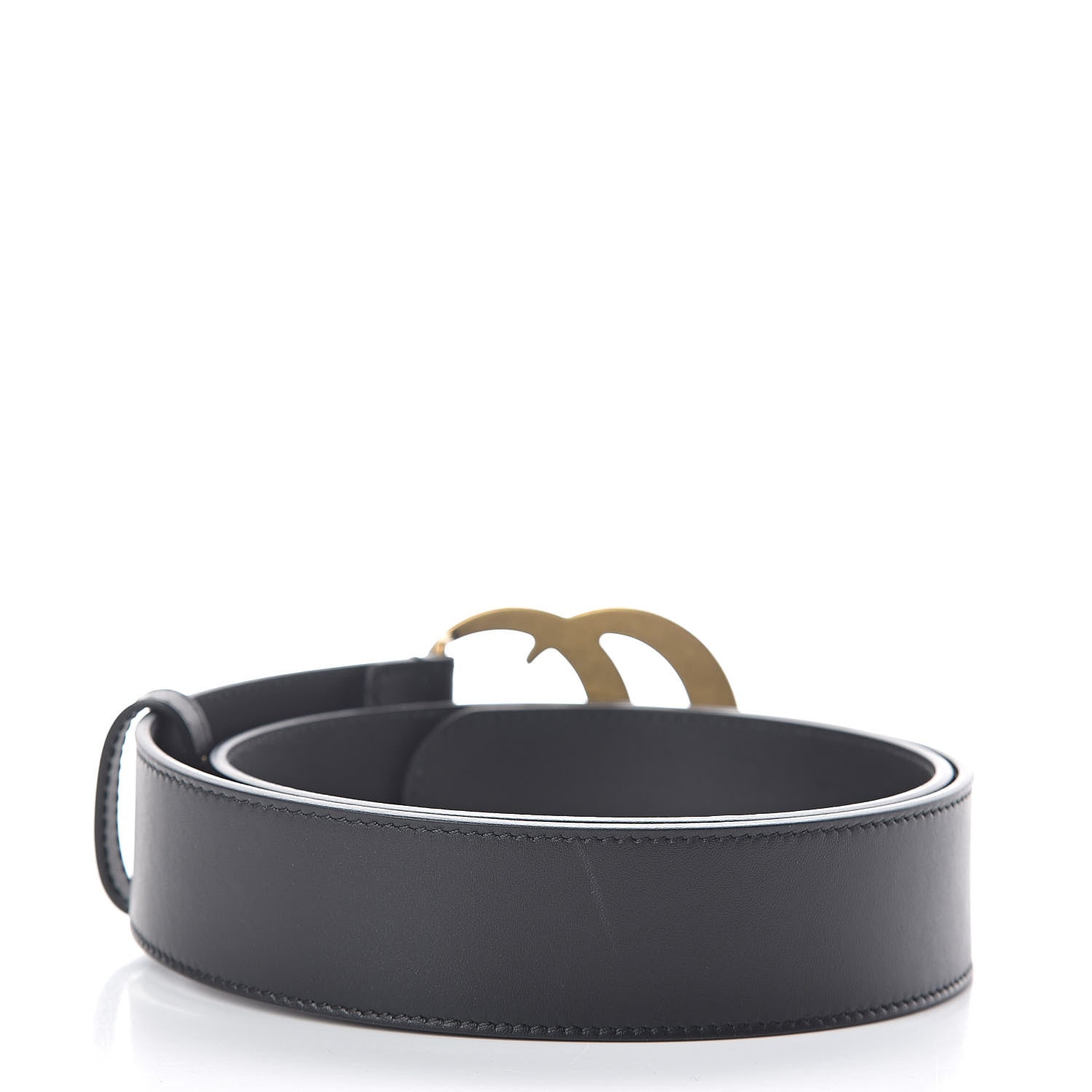 Gucci Calfskin Double G 40mm Belt 80 32 Black 2 of 6