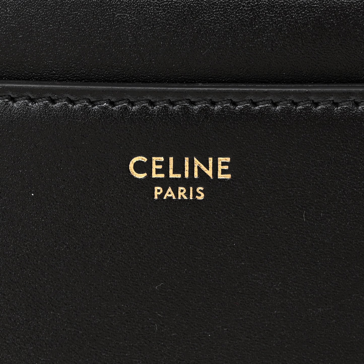 Satinated Calfskin Medium Besace 16 Black