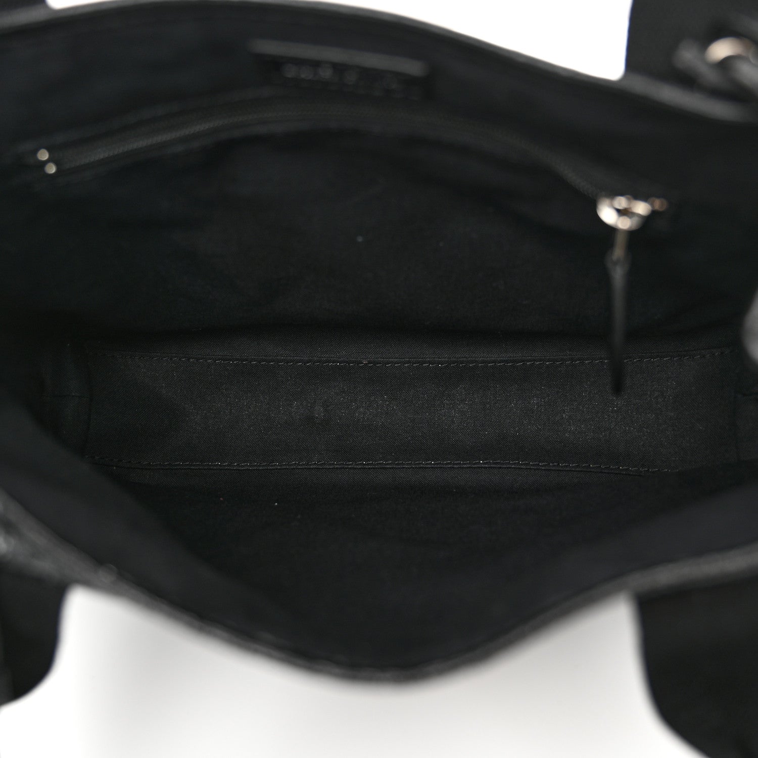 Balenciaga Agneau Stadio Ruban Viscose Navy Cabas Tote XS Black 5 of 11