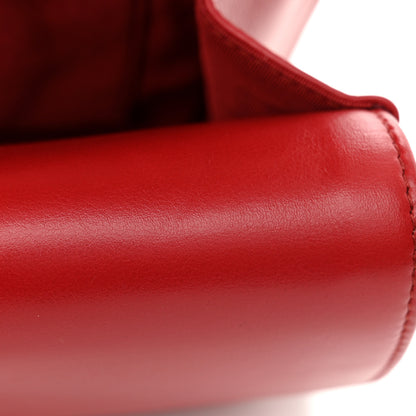 Chanel Calfskin Quilted Medium Triple Flap Red 14 of 17