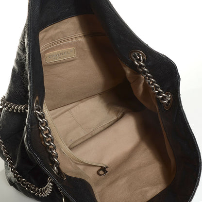 Chanel Caviar Quilted Simply CC Hobo Black 5 of 7