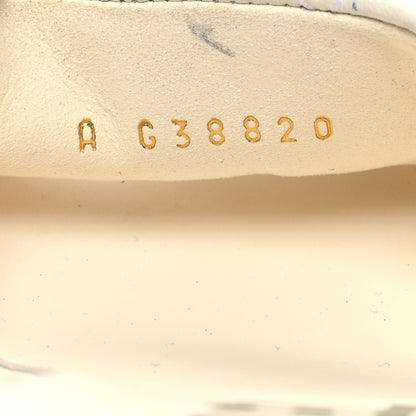 Chanel Lambskin Quilted Textured CC Mules 38 White 6 of 8