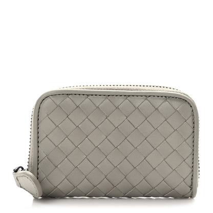 Bottega Veneta Nappa Intrecciato Zip Wallet Fume 1 of 7