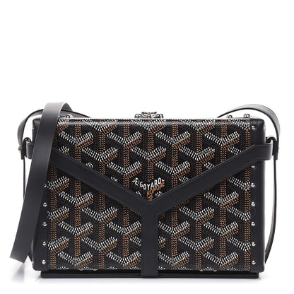 Goyard Goyardine Minaudiere Trunk Bag Black 1 of 13