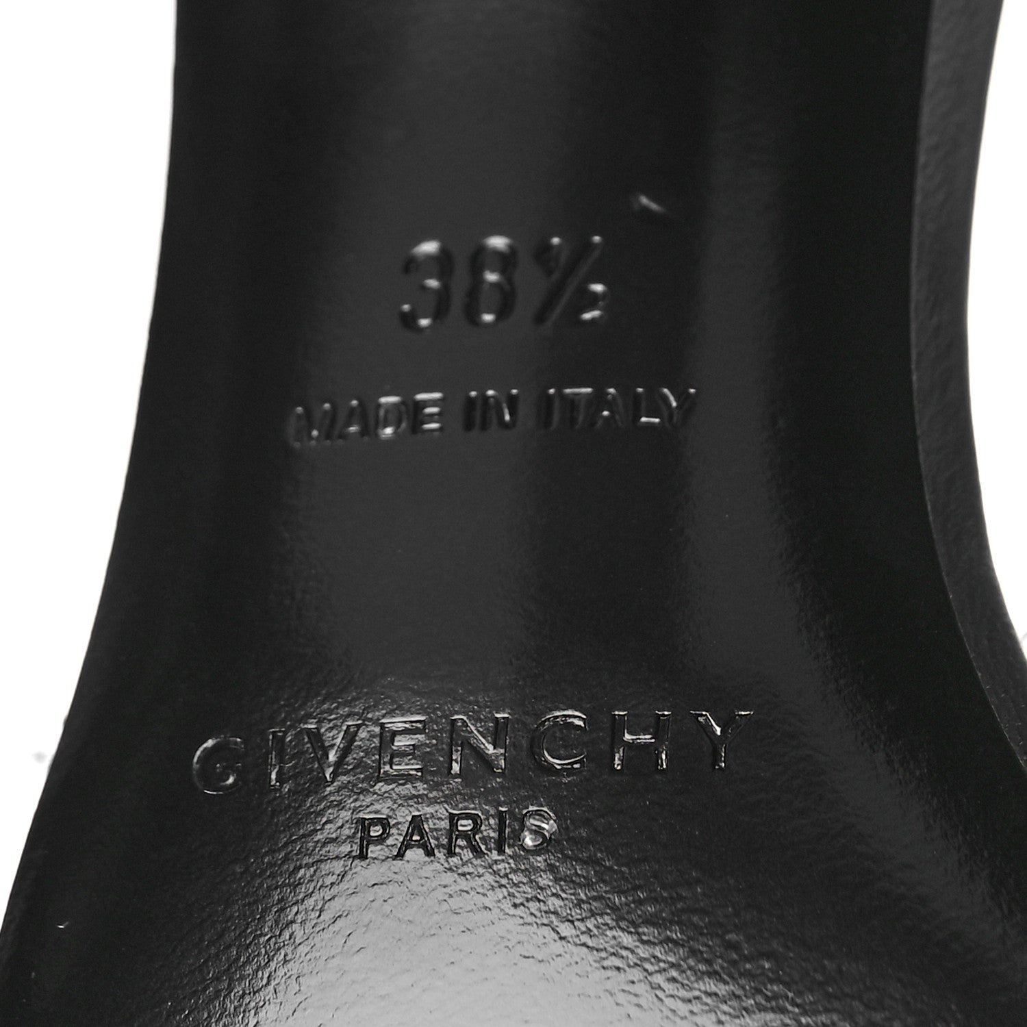 Givenchy Smooth Nappa Feather G Cube 105mm Sandals 41 Black 8 of 9