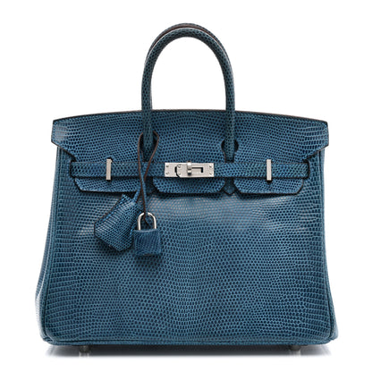 Hermes Lizard Birkin 25 Mykonos 1 of 20